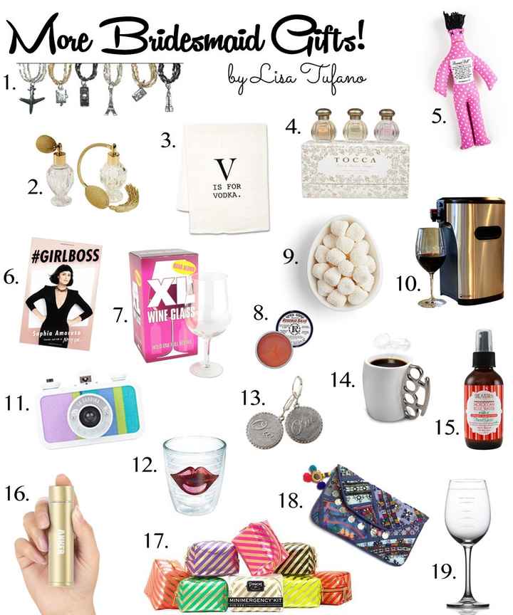 Bridesmaid Gifts Ideas!