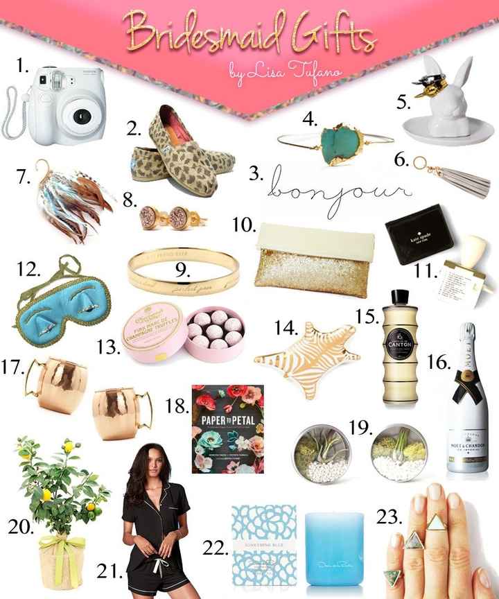 Bridesmaid Gifts Ideas!