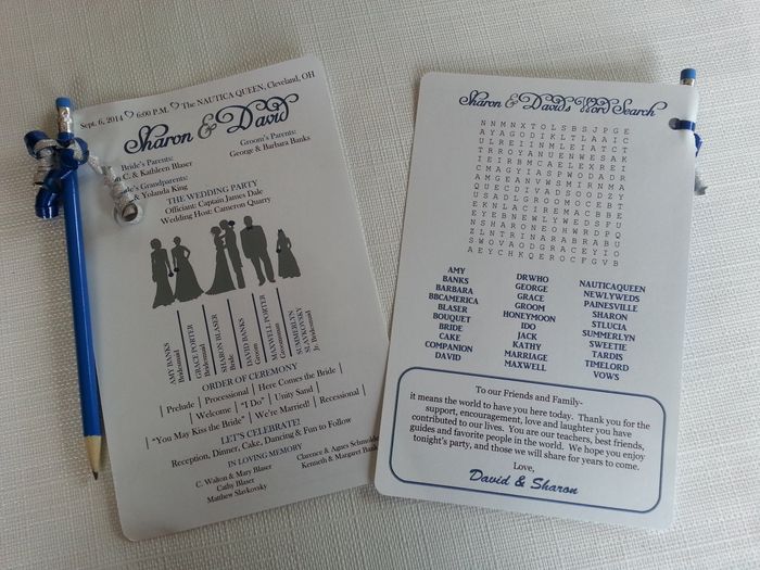 BAM!  Our DIY geek wedding- for all time and space!
