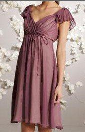 Finding a bridesmaid dress that works with these two dresses