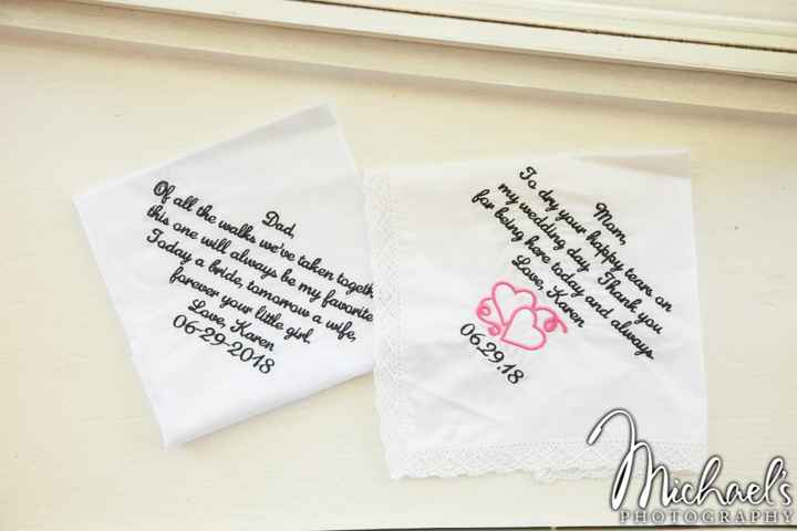 parents' handkerchiefs