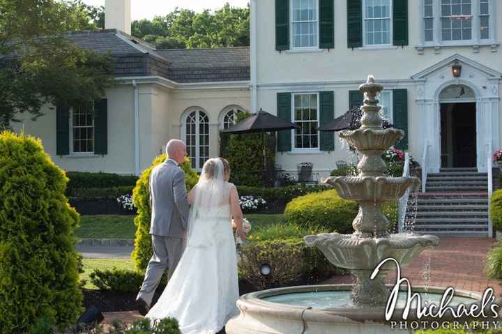 our first walk as husband and wife