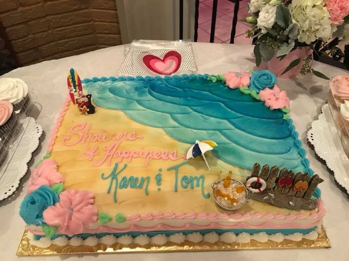 the cake