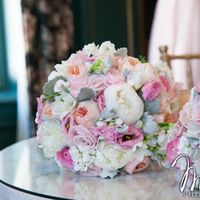 my beautiful flowers, and a bridesmaid's bouquet