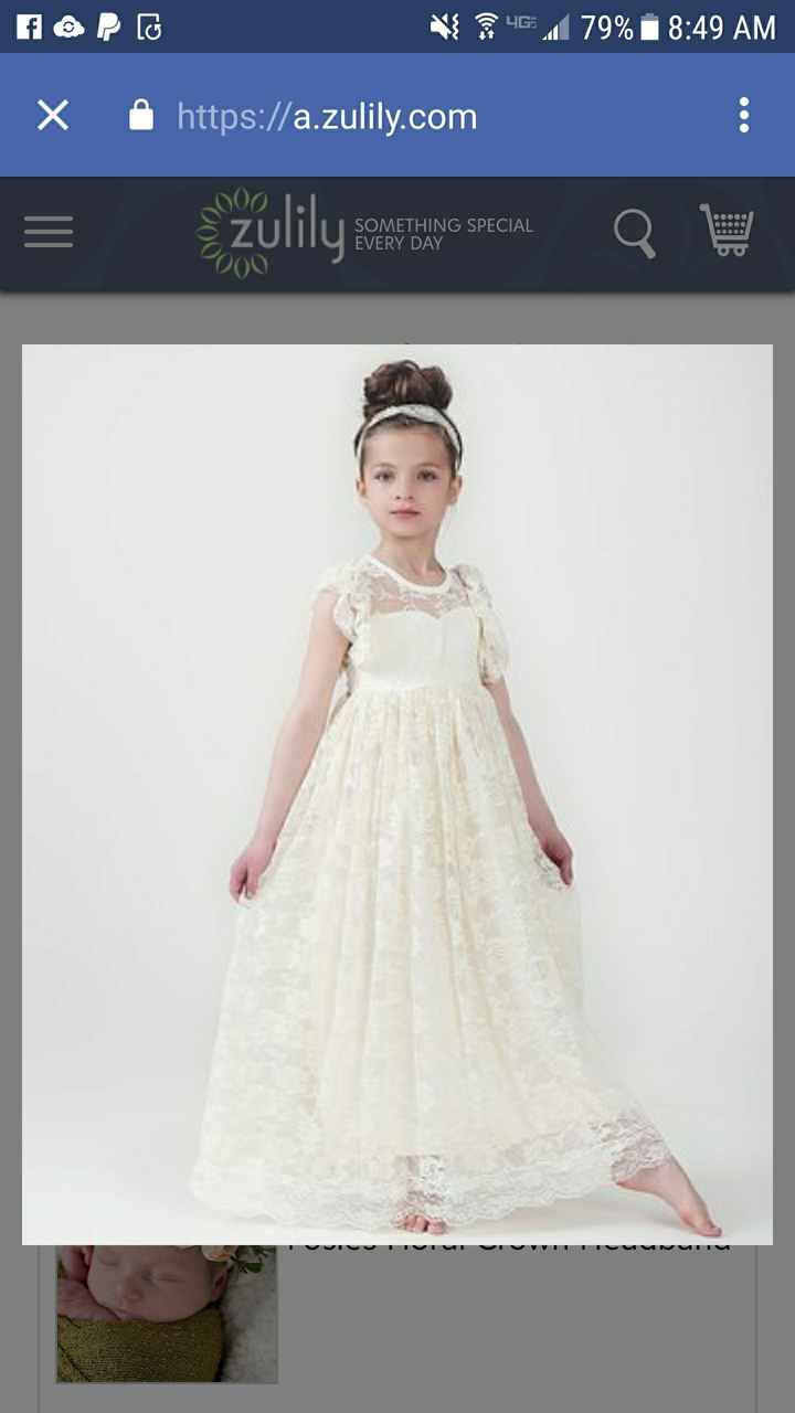  Psa: Zulily has flower girl dresses and flower crowns on sale - 1