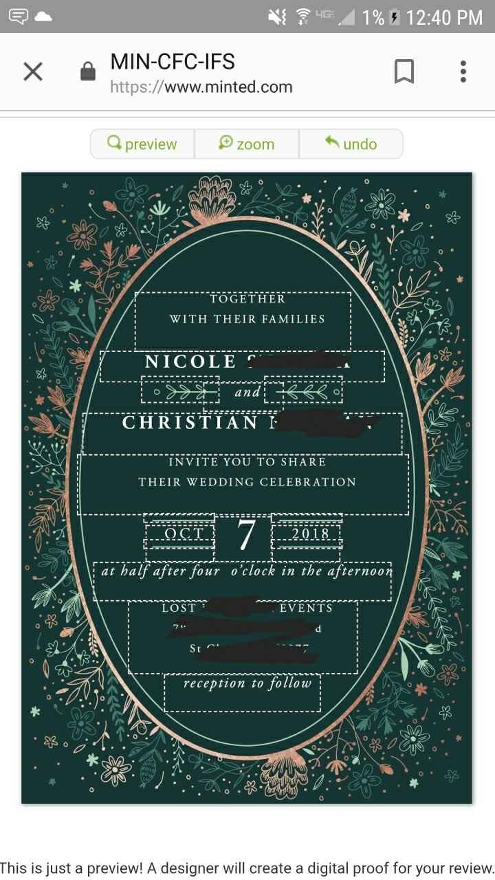  Minted experiences + other questions - 1