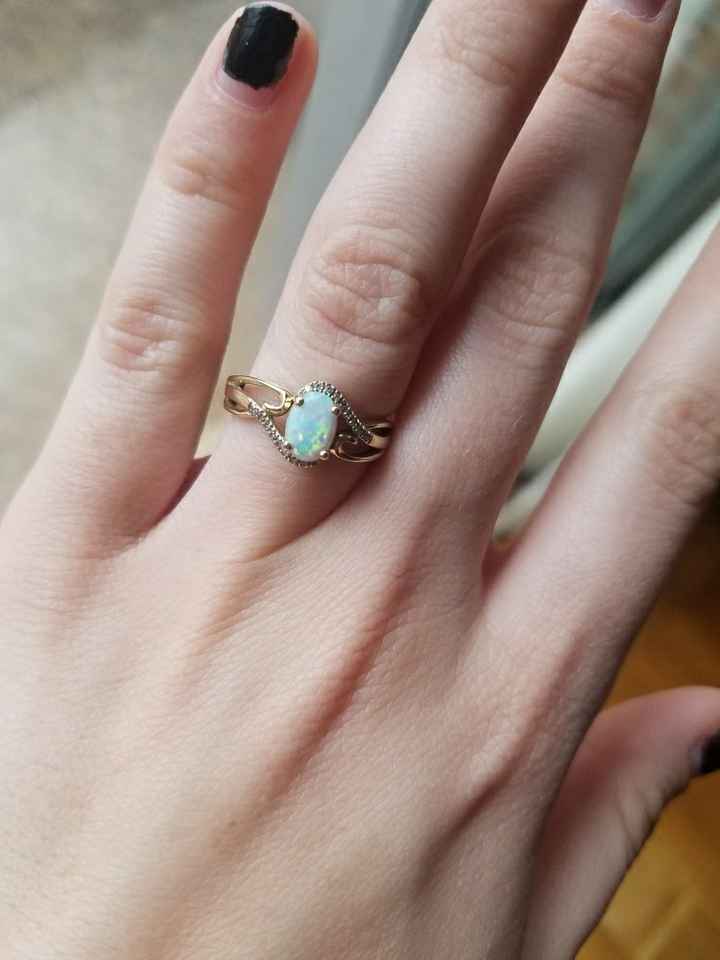 Show me your unique engagement rings! - 1