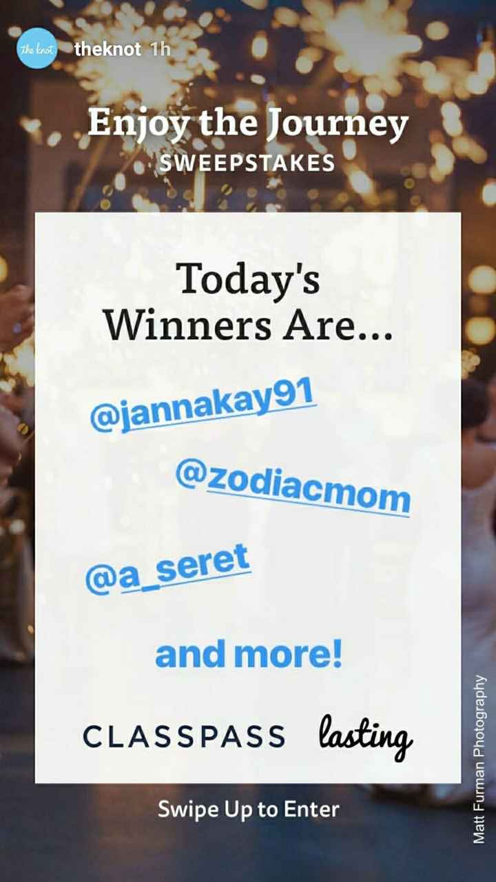 Has anyone won anything via the knot? - 1