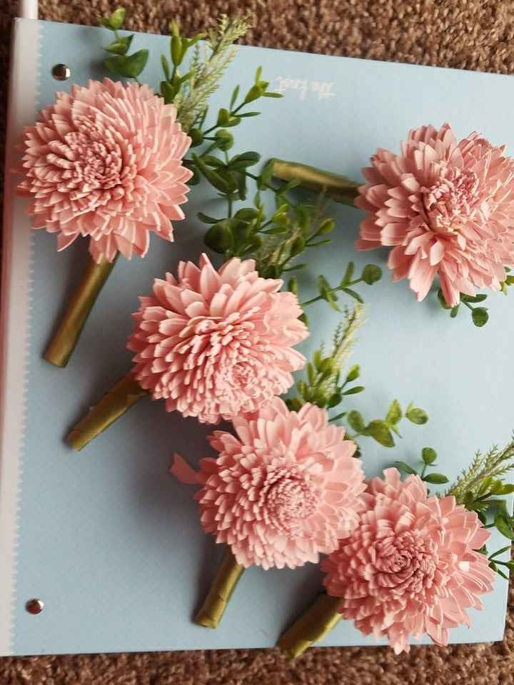 Finished my boutonnieres! - 1