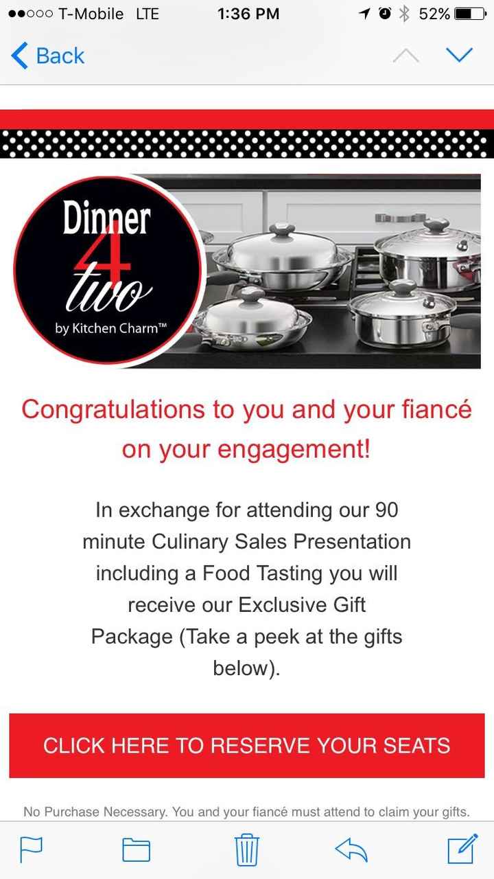 Giveaway? Scam or sales ploy?