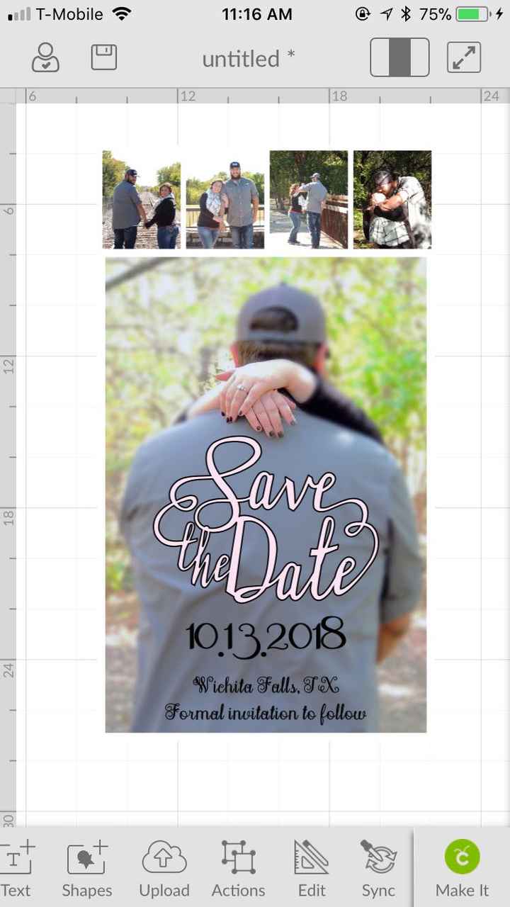  Let’s see those save the dates! - 1