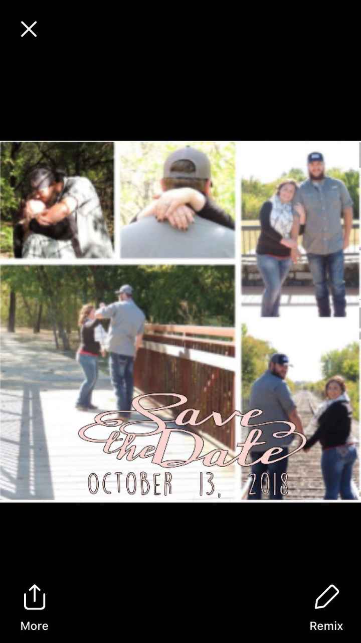  Let’s see those save the dates! - 2