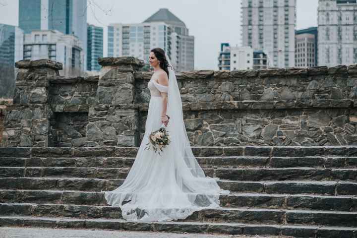 Suggestions how to bustle my dress?