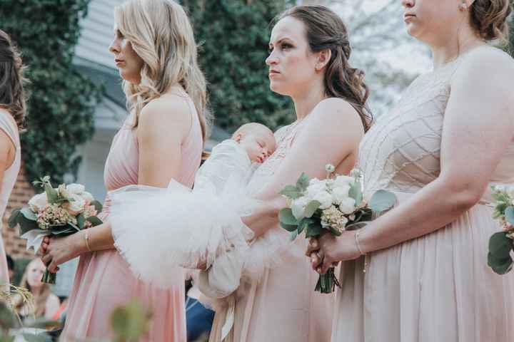 FSIL/bridesmaid had her baby early!