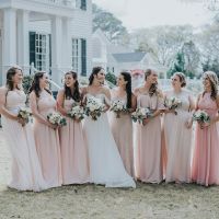 Mismatched BM dresses