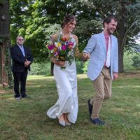 Has anyone done blue shoes with your wedding dress? - 1