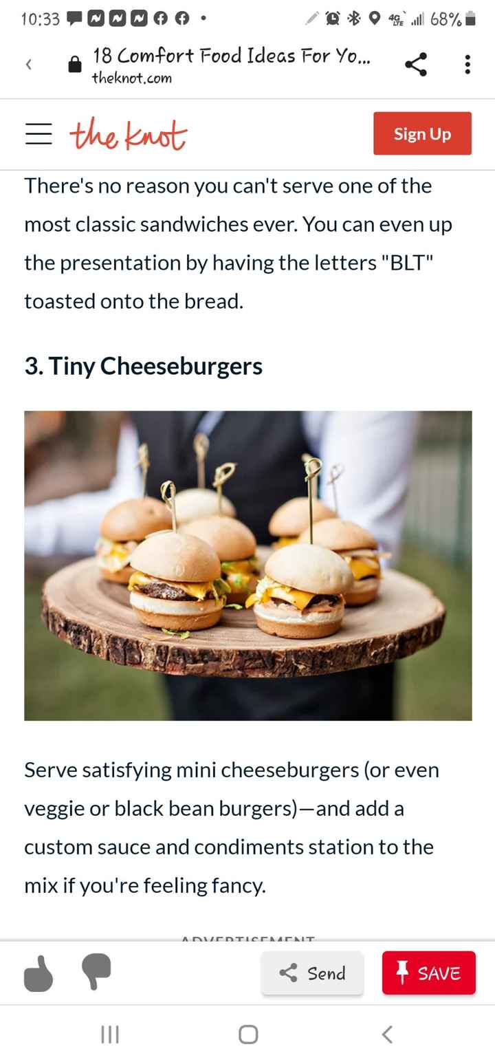 Wedding Reception food - 1