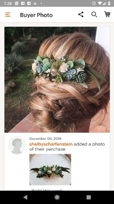 Lets see those veils/ head pieces/ hair pieces! - 1