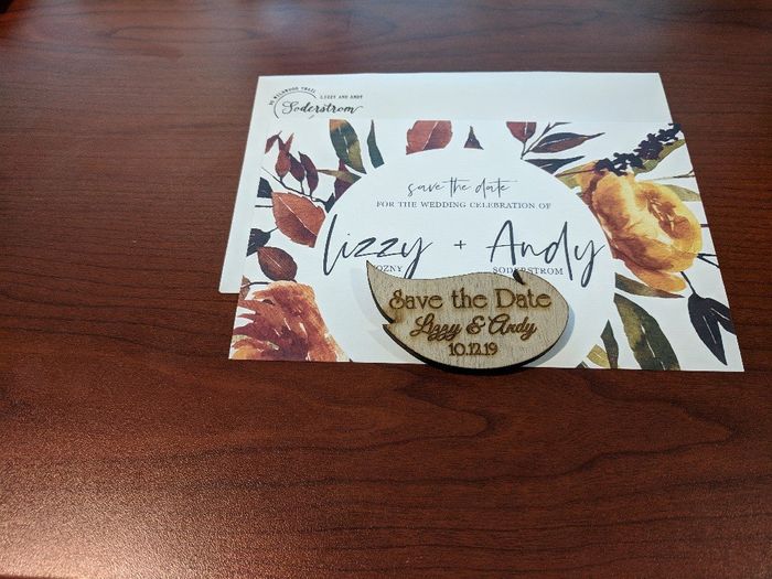 Return Address on Save the Dates - 1