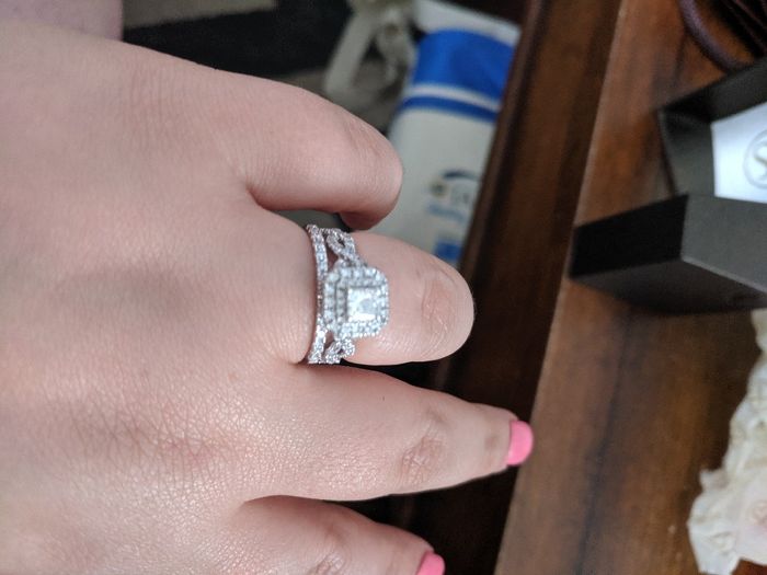 Wedding band advice , elongated Radiant Cut 2