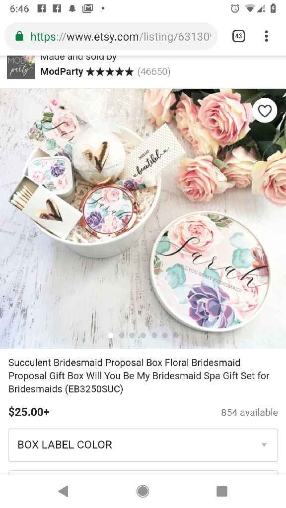 Be my bridesmaids boxes - 1