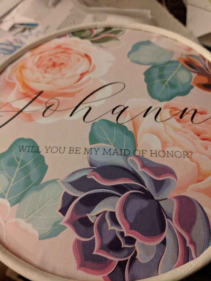 Bridesmaid proposal and gifts - 1