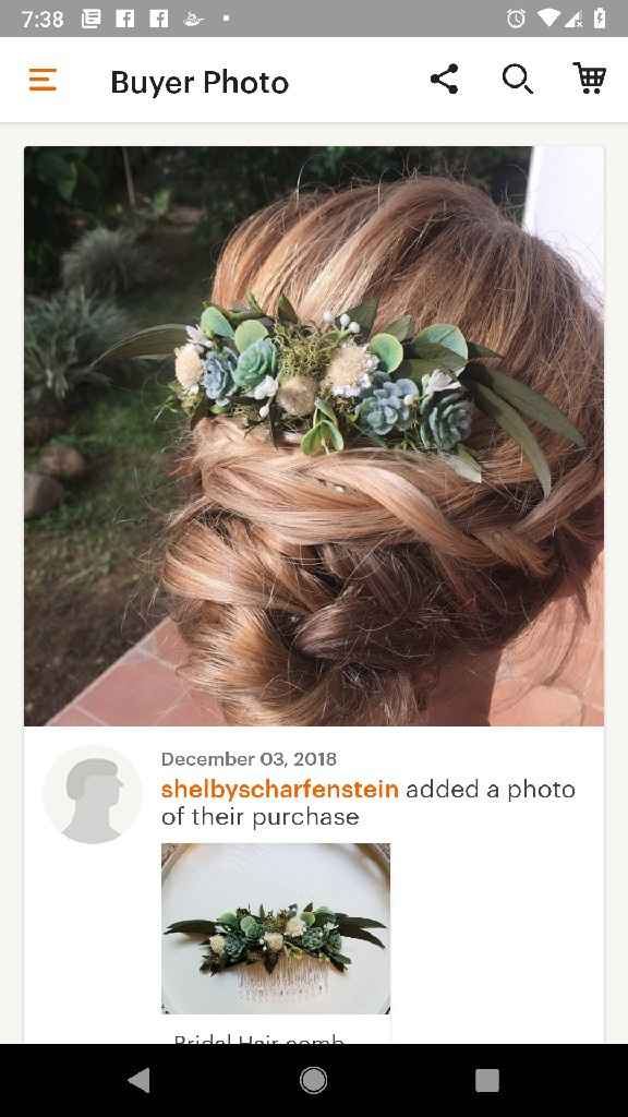 Lets see those veils/ head pieces/ hair pieces! - 1