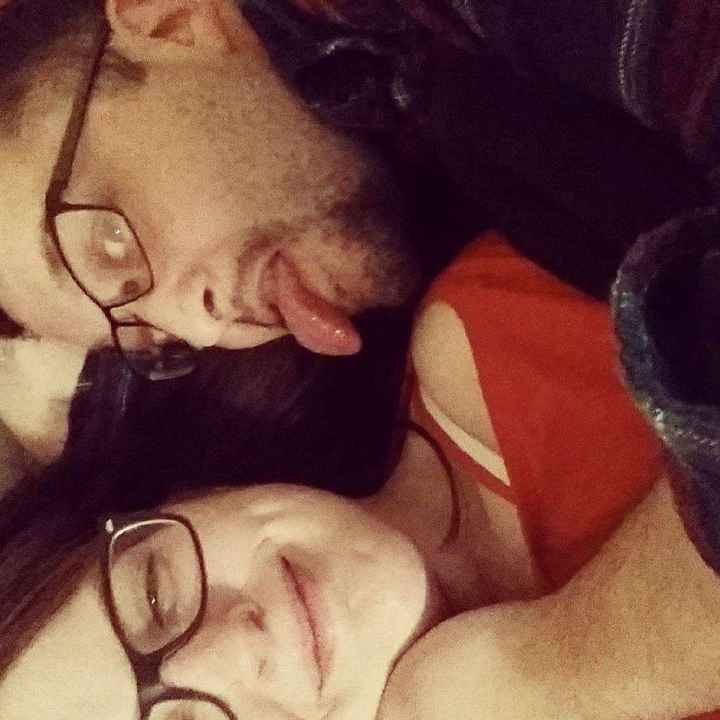 Post your first selfie as a couple! - 1