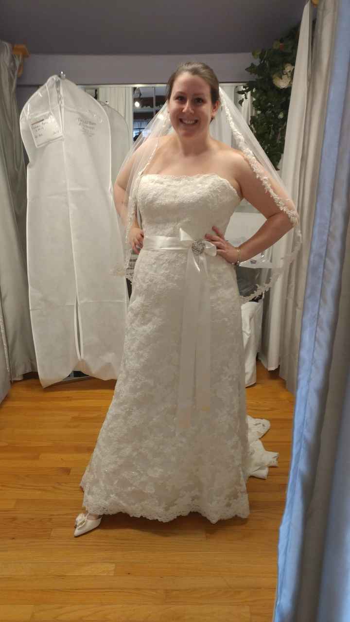 I said YES to the dress!!!  :)