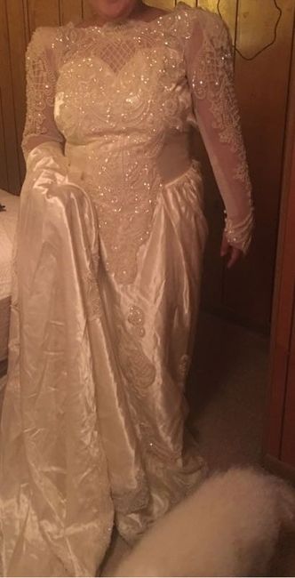 Moms wedding dress