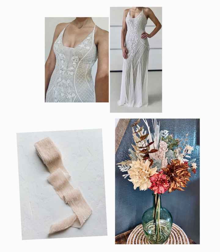 Thoughts on ribbon around waist and/or tied around bouquet? - 1