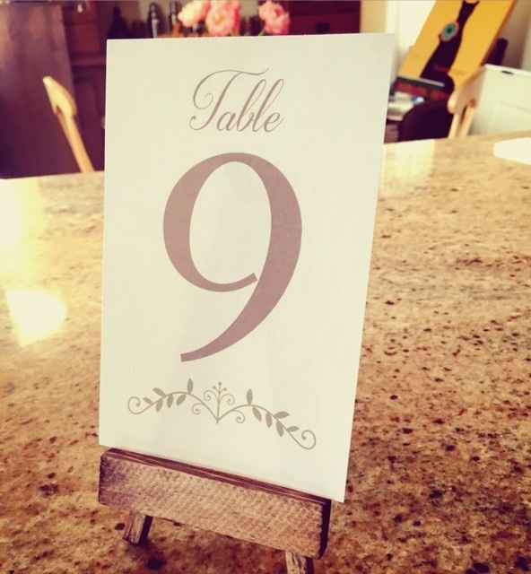 Table Numbers...Ugh.