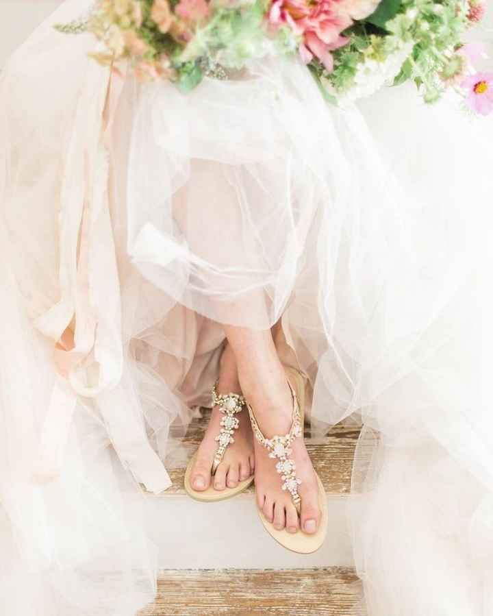 Did anyone or is anyone wearing flats on their wedding day instead of high heels?