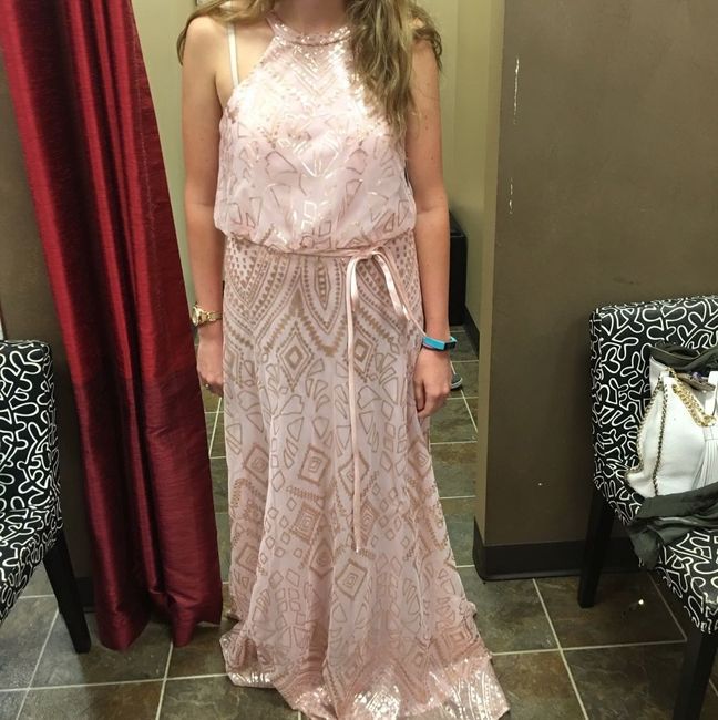 We found the Maid of Honor dresses!!!