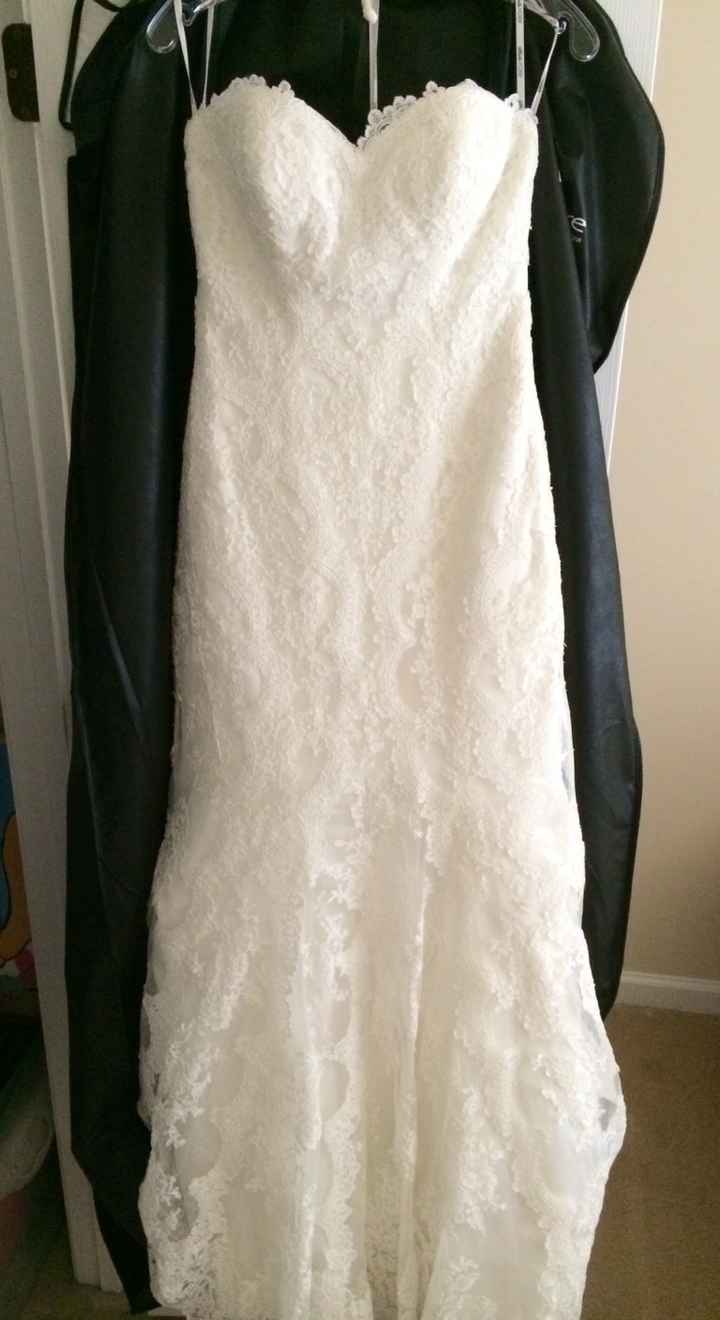 Selling a new unaltered Stella York gown