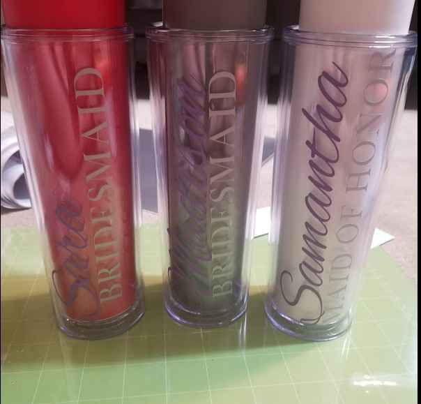 Bridesmaid tumblers