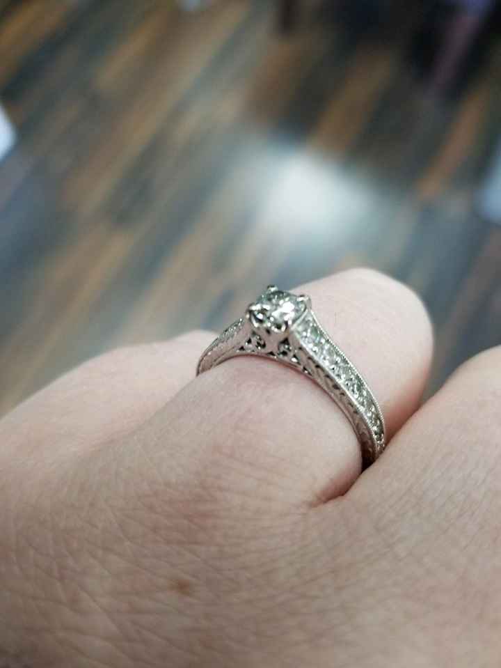 he proposed Today! Heres my Ring, Share yours :d - 1
