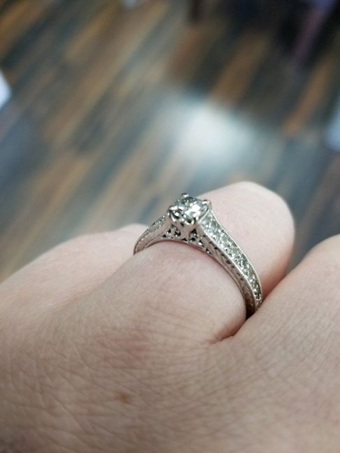 he proposed Today! Heres my Ring, Share yours :d - 1