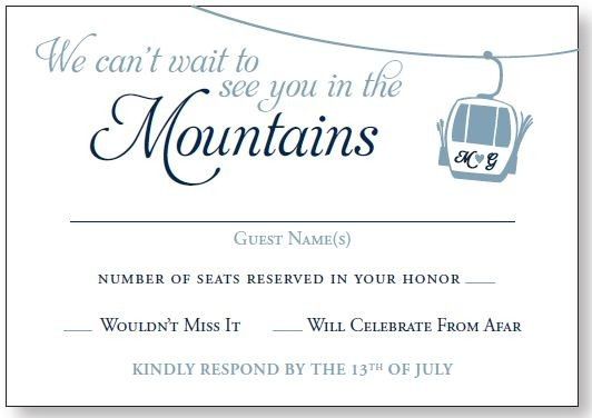 RSVP Verbiage