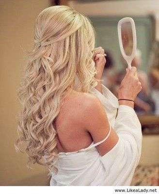 Did you wear your hair down for your wedding? Are you planning to? Pics?