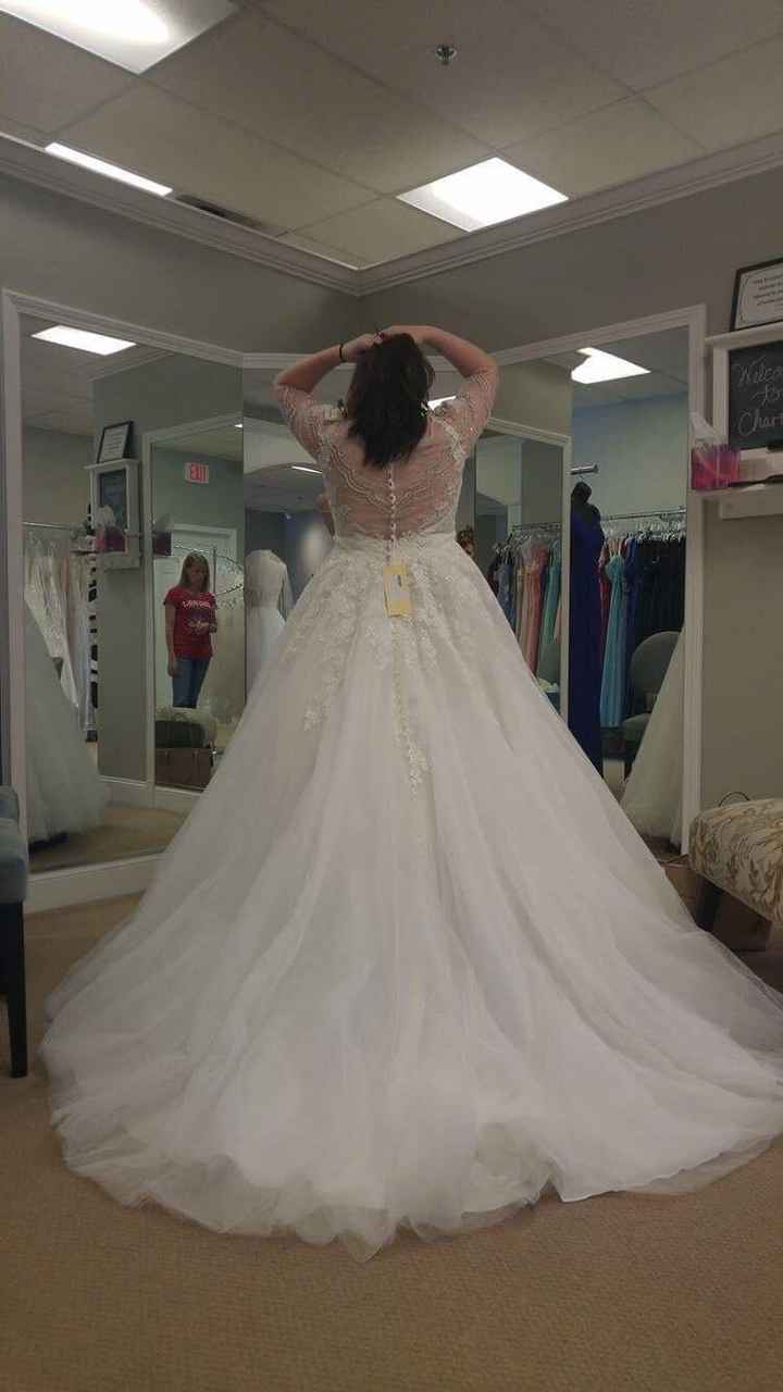 Plus Size Lace or Tulle Wedding Dresses -- show me yours?