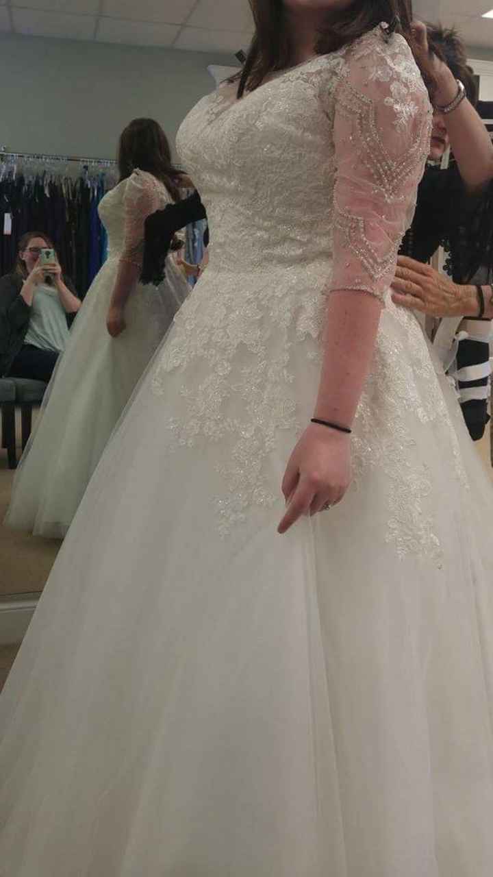 Plus Size Lace or Tulle Wedding Dresses -- show me yours?