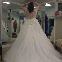 Plus Size Lace or Tulle Wedding Dresses -- show me yours?