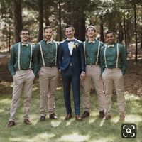 Red & green attire for men - 1