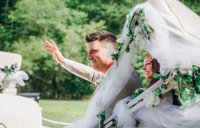 "leaving the ceremony"