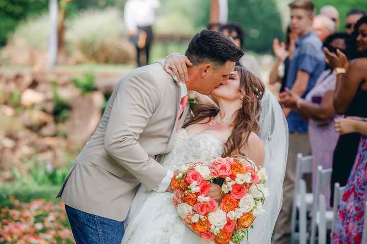 leaving the ceremony