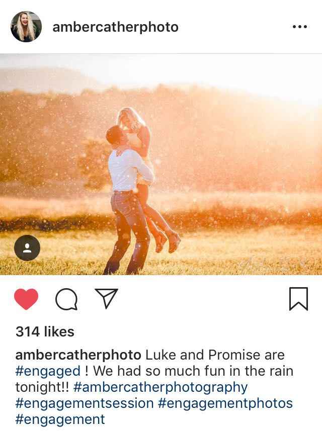 Supposed to rain for our engagement photos :( - 1