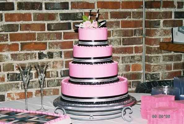 Black and Pink Wedding!