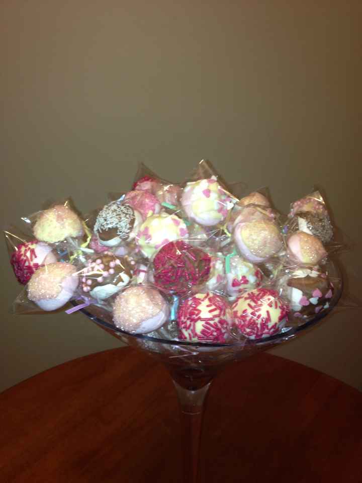 Candy bar - choc dipped marshmallows