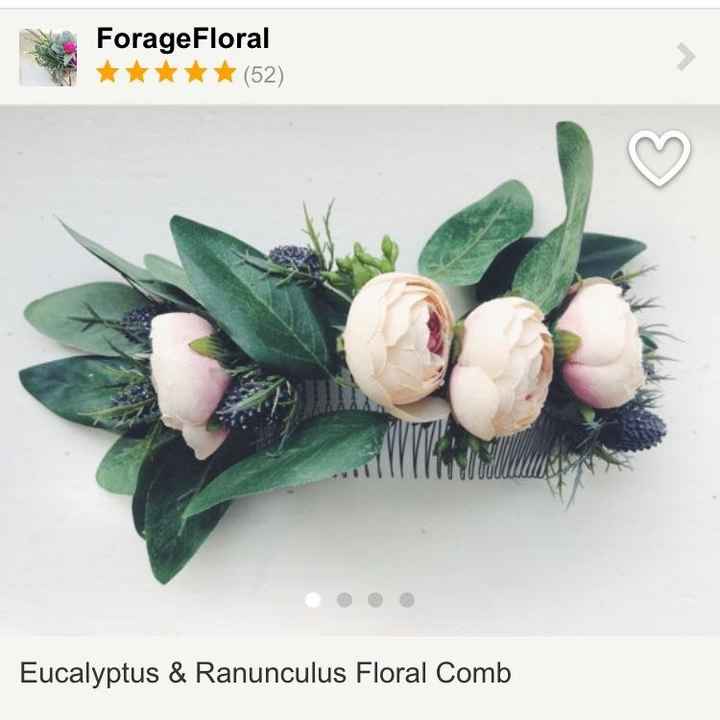 What kind of headpiece are you going with?